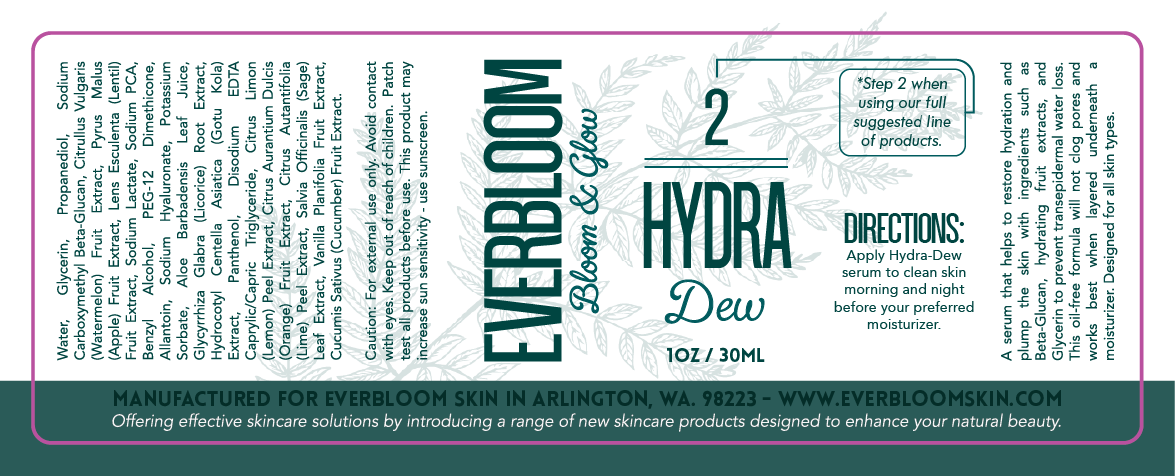 Everbloom 30ML 4.4x1.7in Label