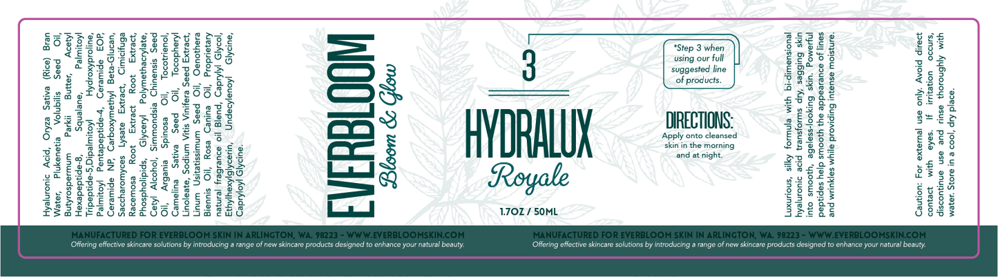 Everbloom 50ML 6.3x1.6in Label