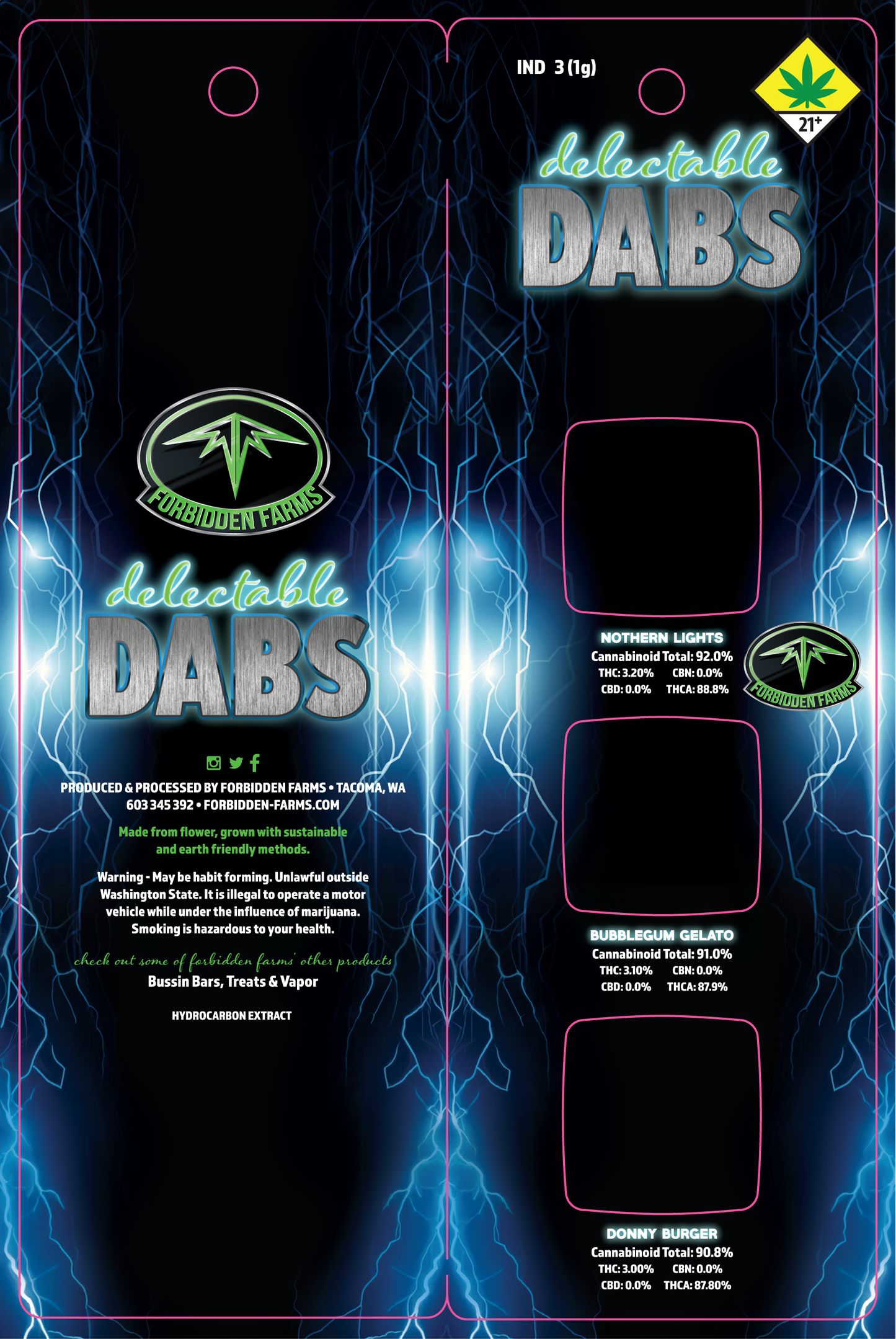 Delectable Dabs Centered 3 Pack Dab
