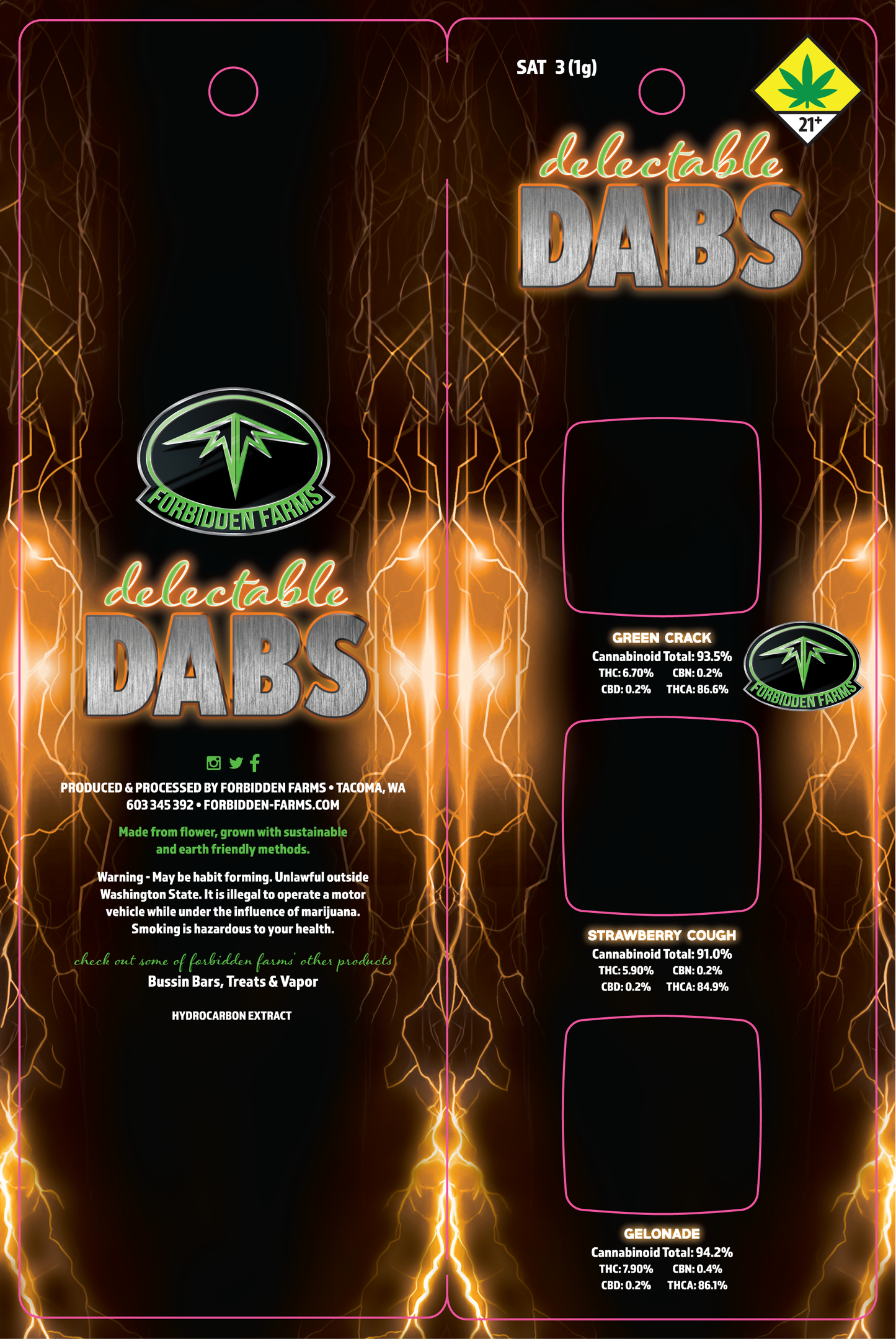 Delectable Dabs Centered 3 Pack Dab