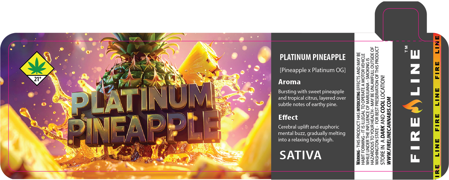 Fireline 3.5G Flower Labels