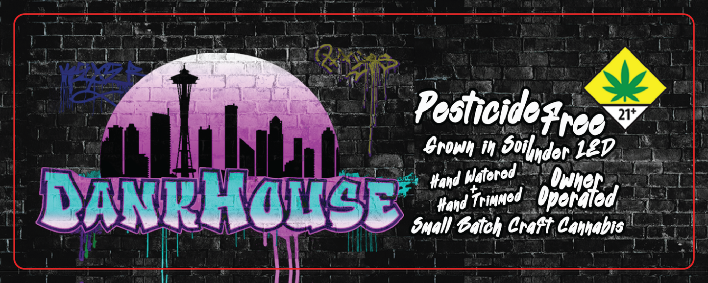 Dankhouse 6x2.1in Jar Label