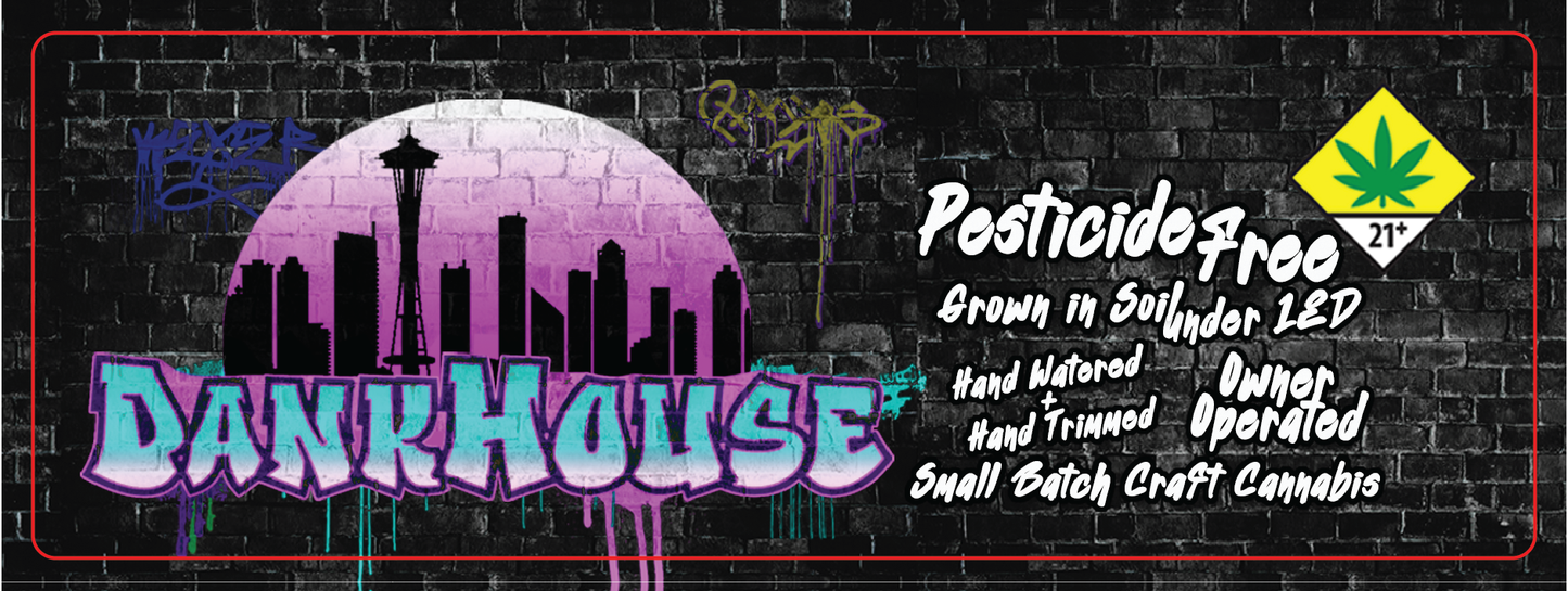 Dankhouse 6x2.1in Jar Label