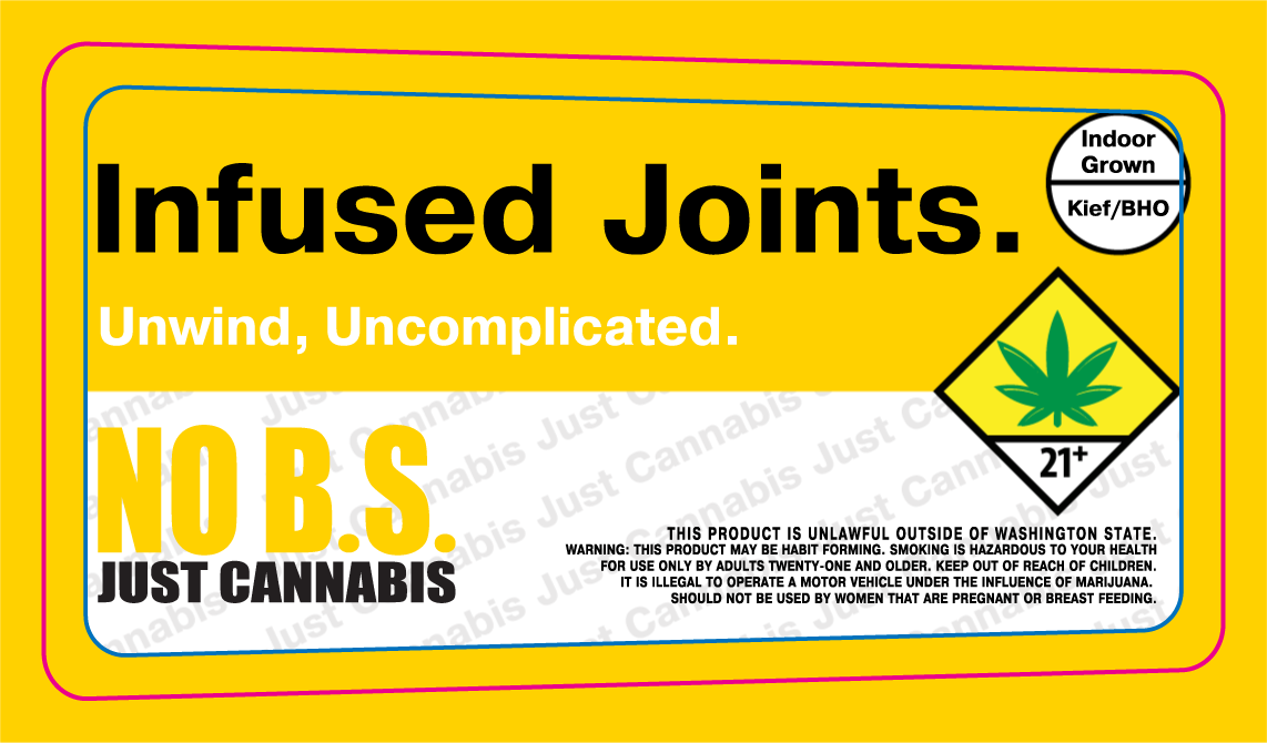 Just Cannabis Joint Label