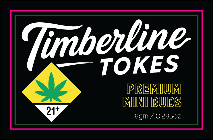 Timberline Tokes Mini Buds Label