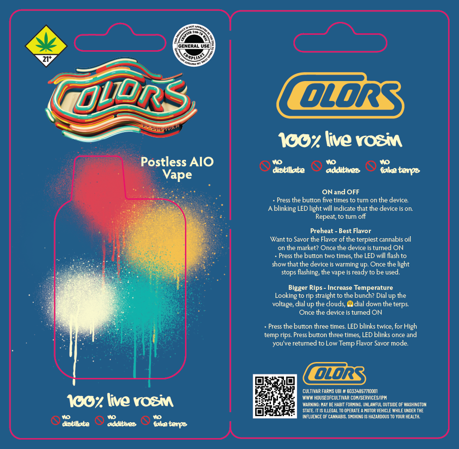 Colors Live Rosin Disposable