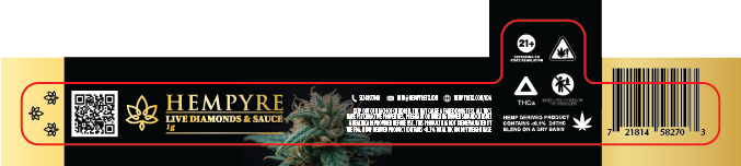 Hempyre Dab Jar Labels