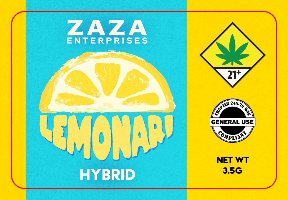 ZAZA Enterprizes 3x2 Labels