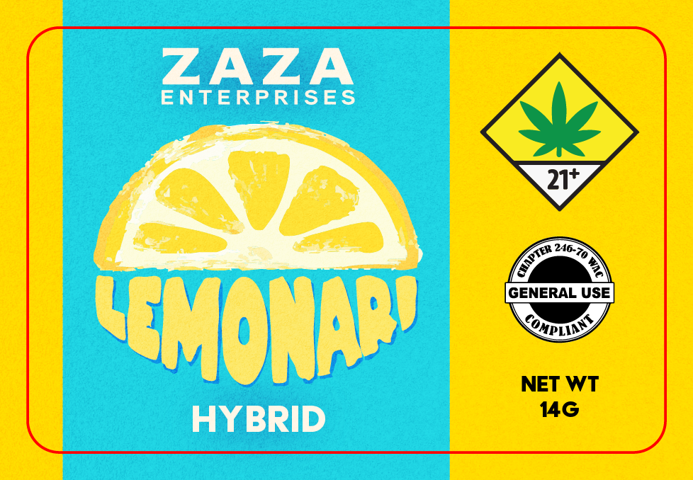 ZAZA Enterprizes 3x2 Labels