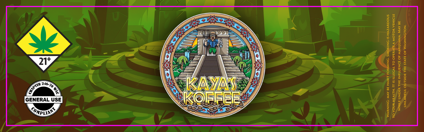 Kaya's Koffee Jar Label
