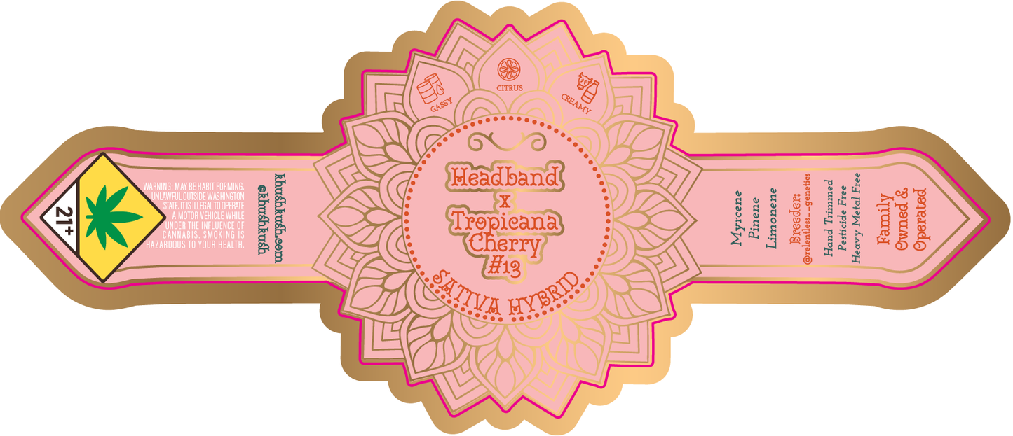 Khush Kush Exclusive Jar Label