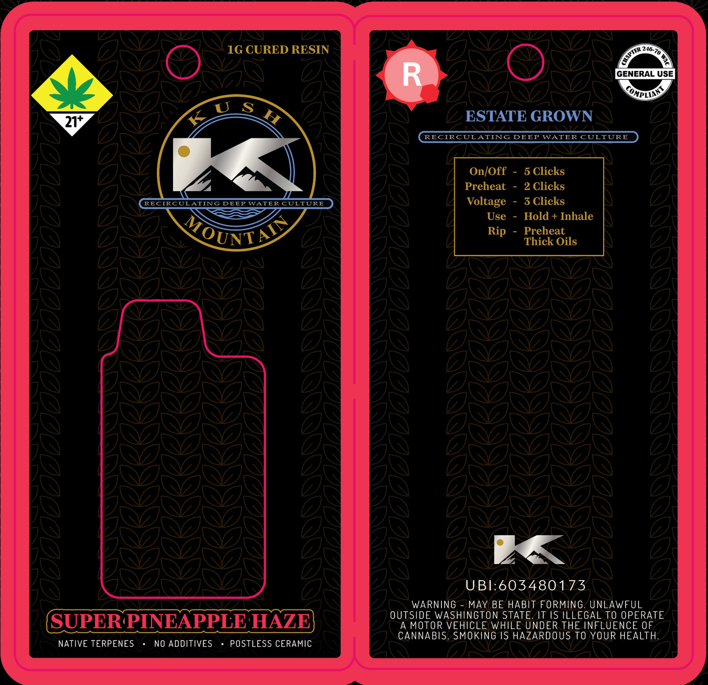 Kush Mountain Cannabis BC Disposable