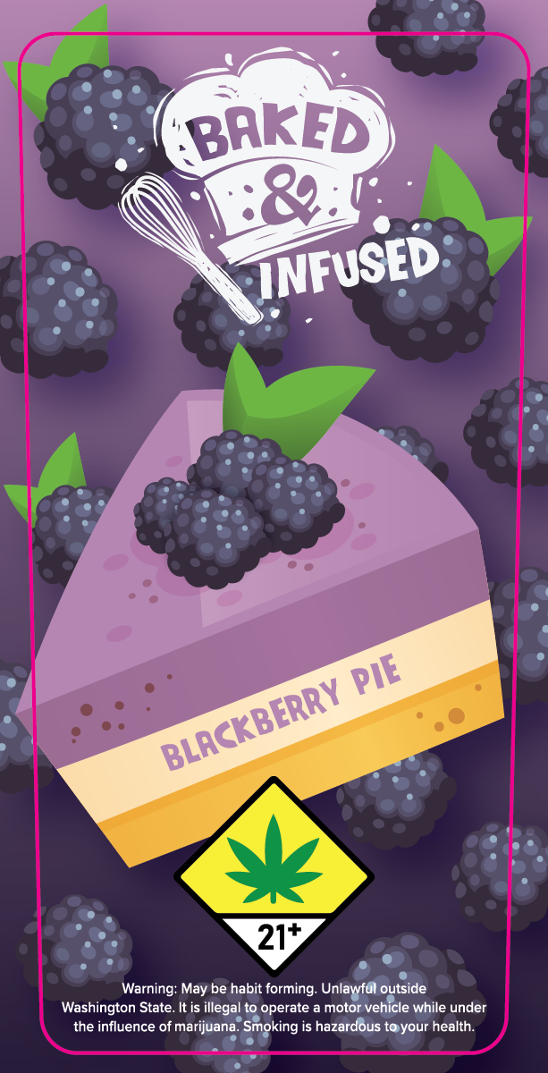 Baked & Infused Joint Tube Labels