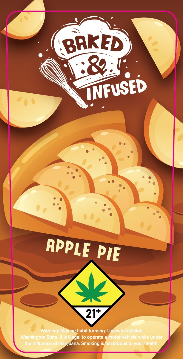 Baked & Infused Joint Tube Labels