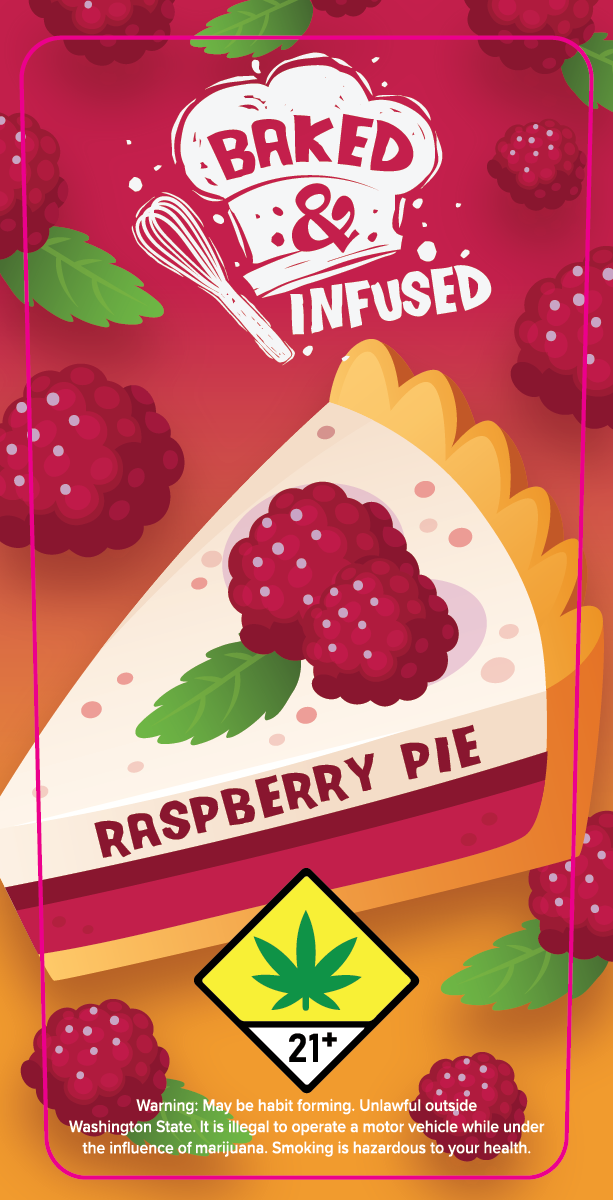 Baked & Infused Joint Tube Labels