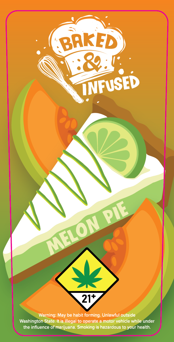 Baked & Infused Joint Tube Labels