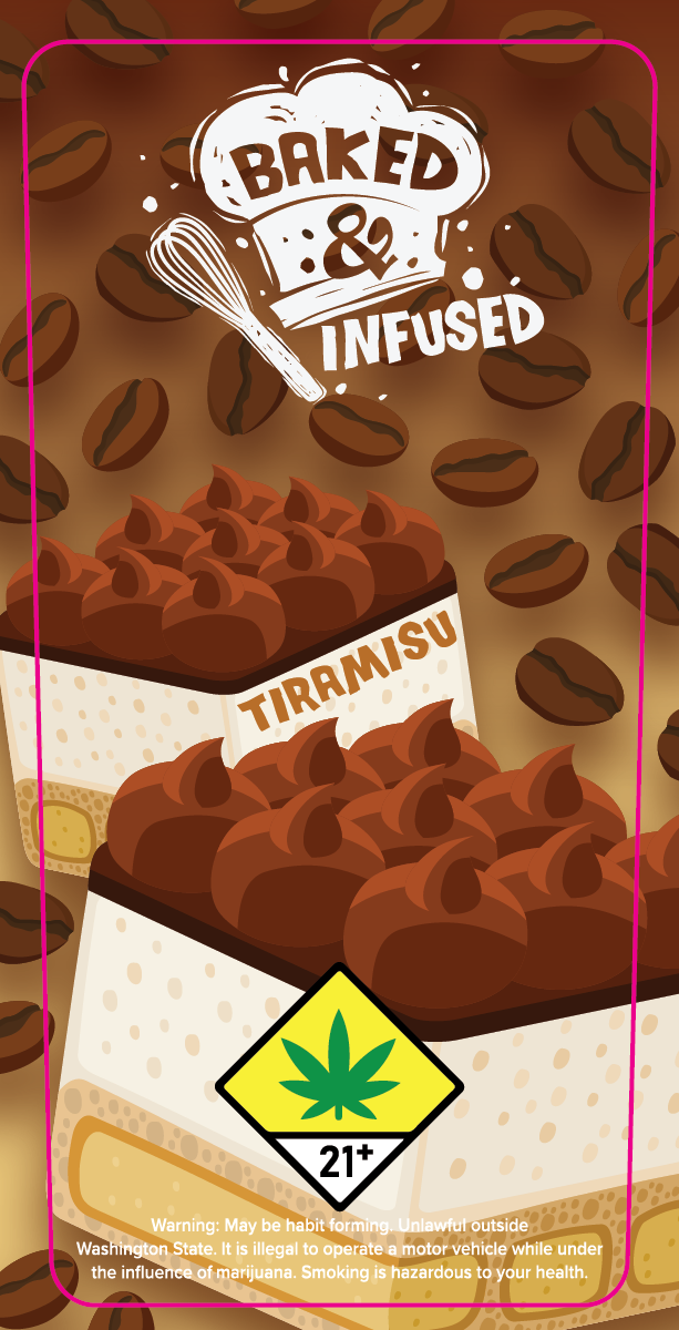 Baked & Infused Joint Tube Labels
