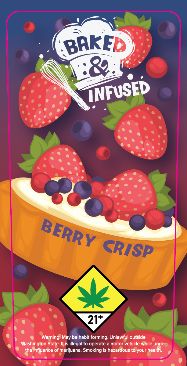 Baked & Infused Joint Tube Labels