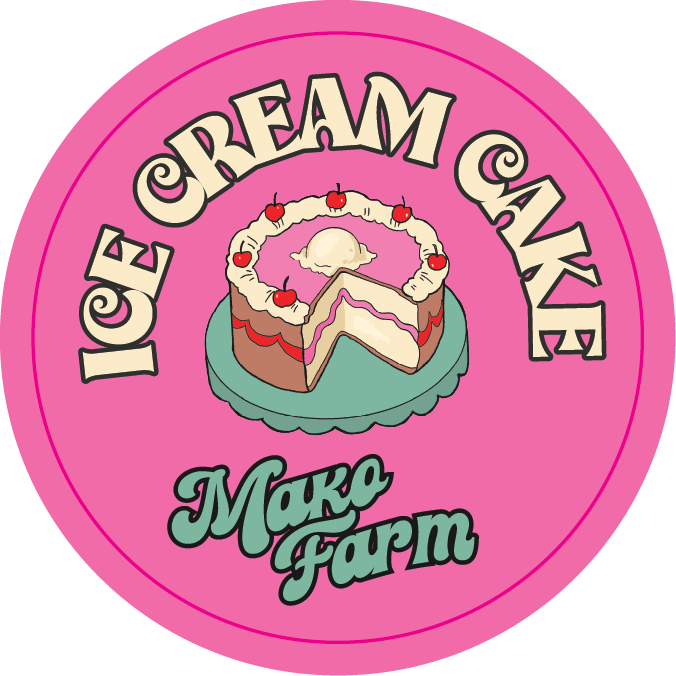 Mako Farms 2.4375" Round Stickers