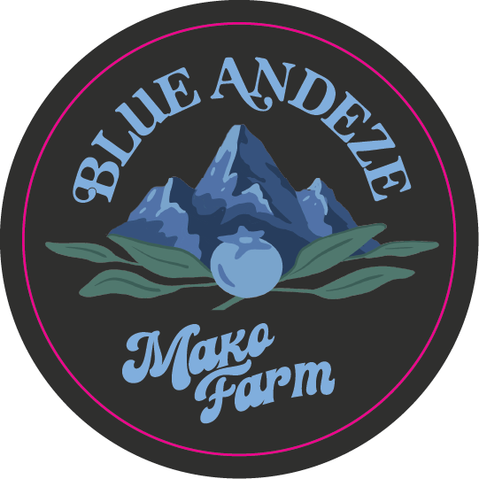 Mako Farms 2.4375" Round Stickers