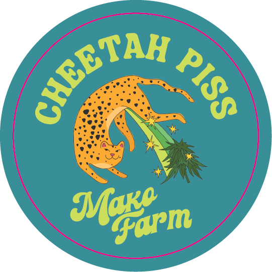 Mako Farms 2.4375" Round Stickers