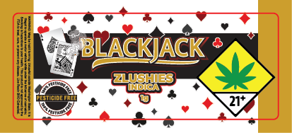 Black Jack Jar Label 1G