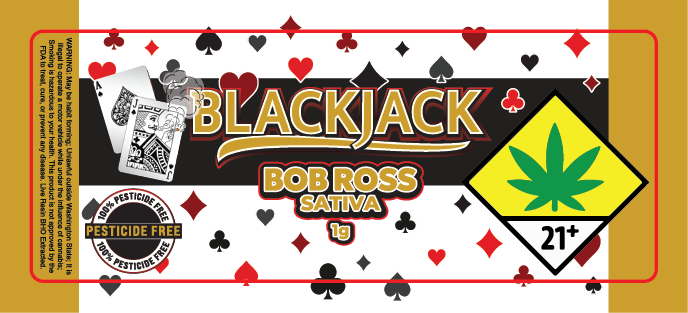 Black Jack Jar Label 1G
