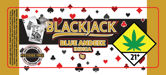 Black Jack Jar Label 1G