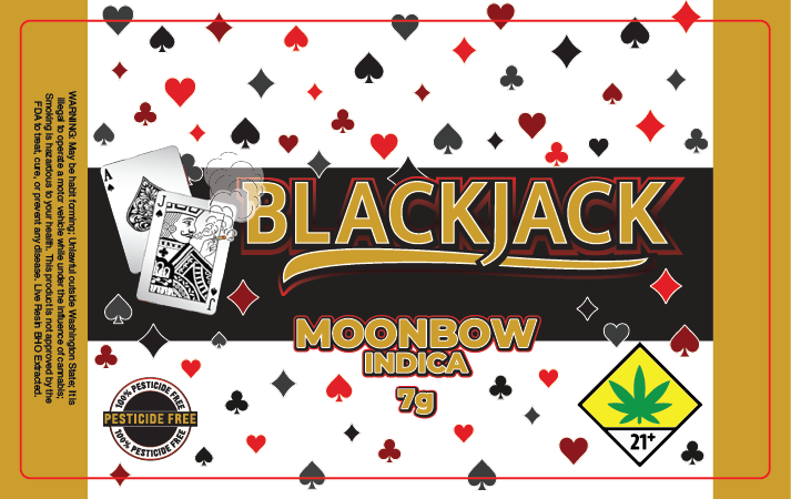 Black Jack Jar Label 7G