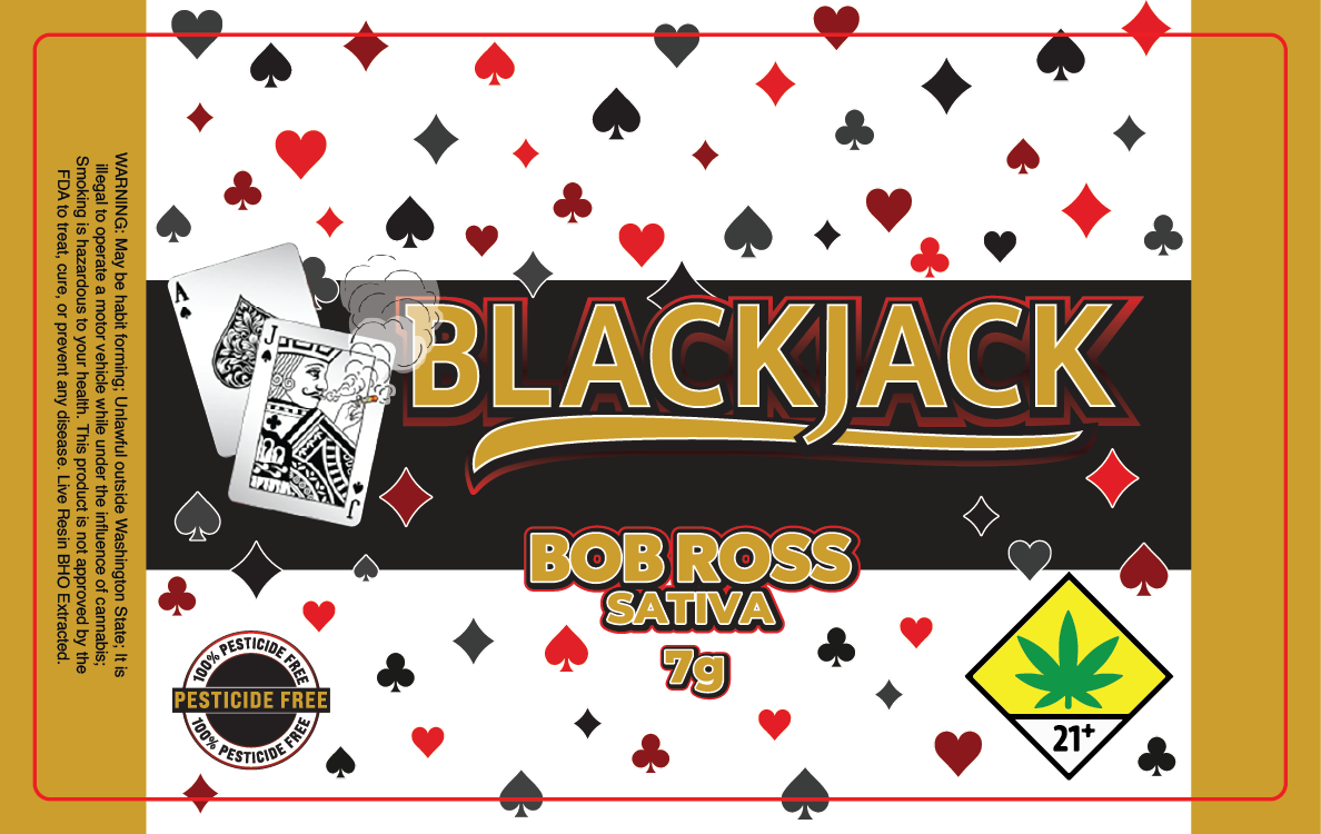 Black Jack Jar Label 7G