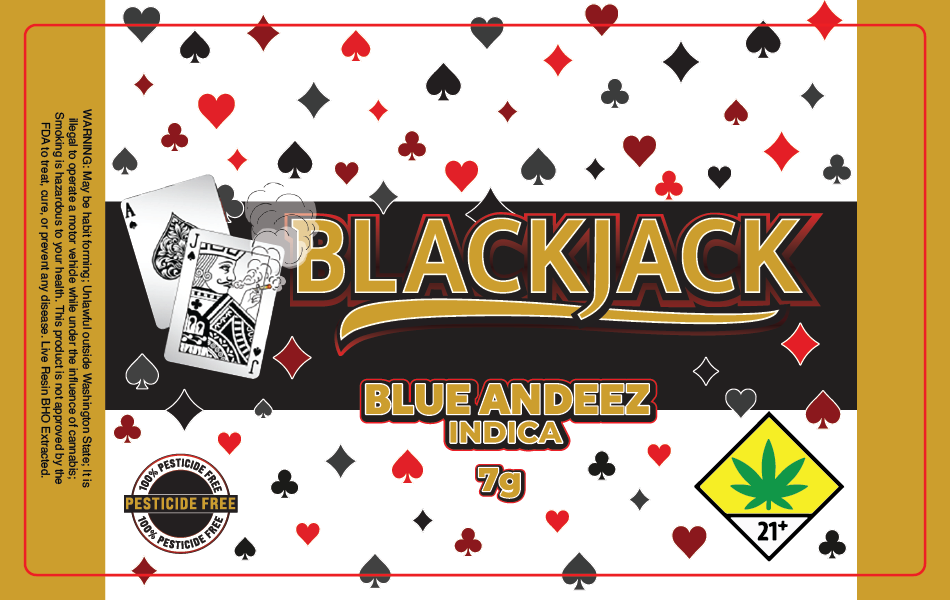 Black Jack Jar Label 7G