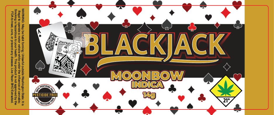 Black Jack Jar Label 14G