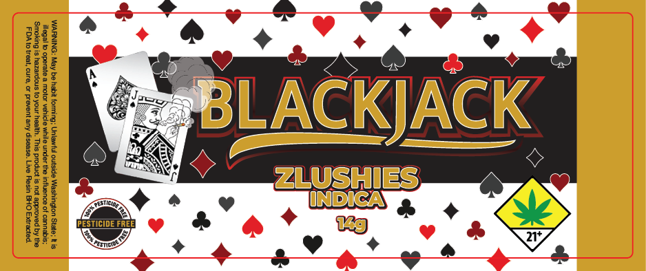 Black Jack Jar Label 14G