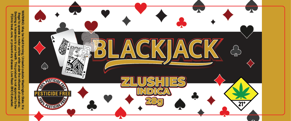 Black Jack Jar Label 28G