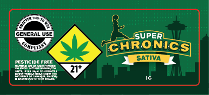 Super Chronics Jar Label 1g