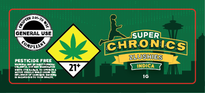 Super Chronics Jar Label 1g
