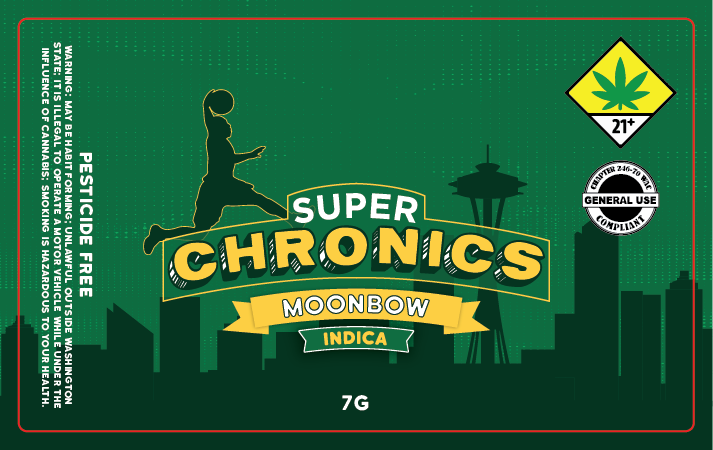 Super Chronics Jar Label 7g