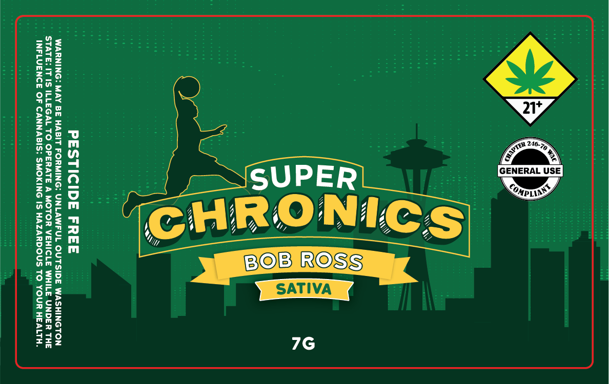 Super Chronics Jar Label 7g