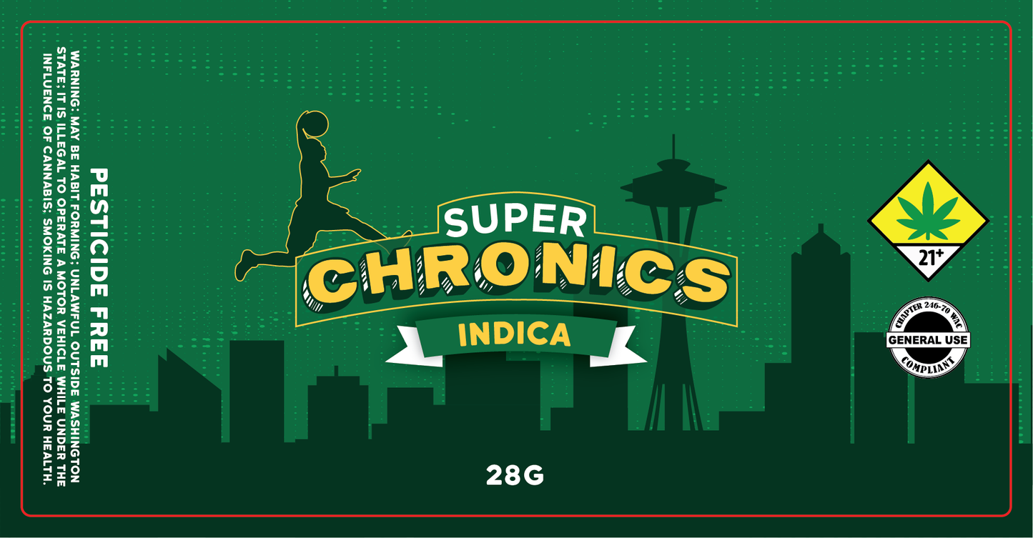 Super Chronics Jar Label 28g