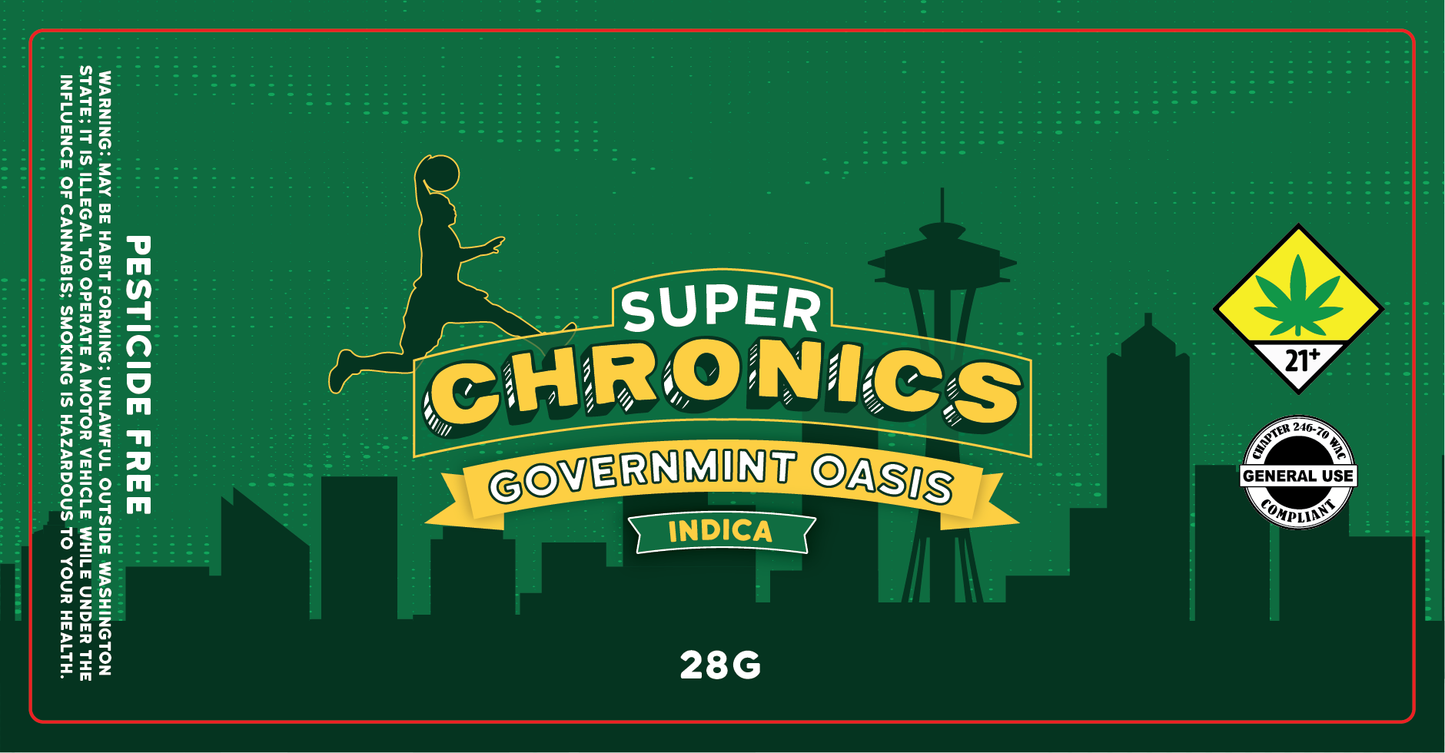 Super Chronics Jar Label 28g