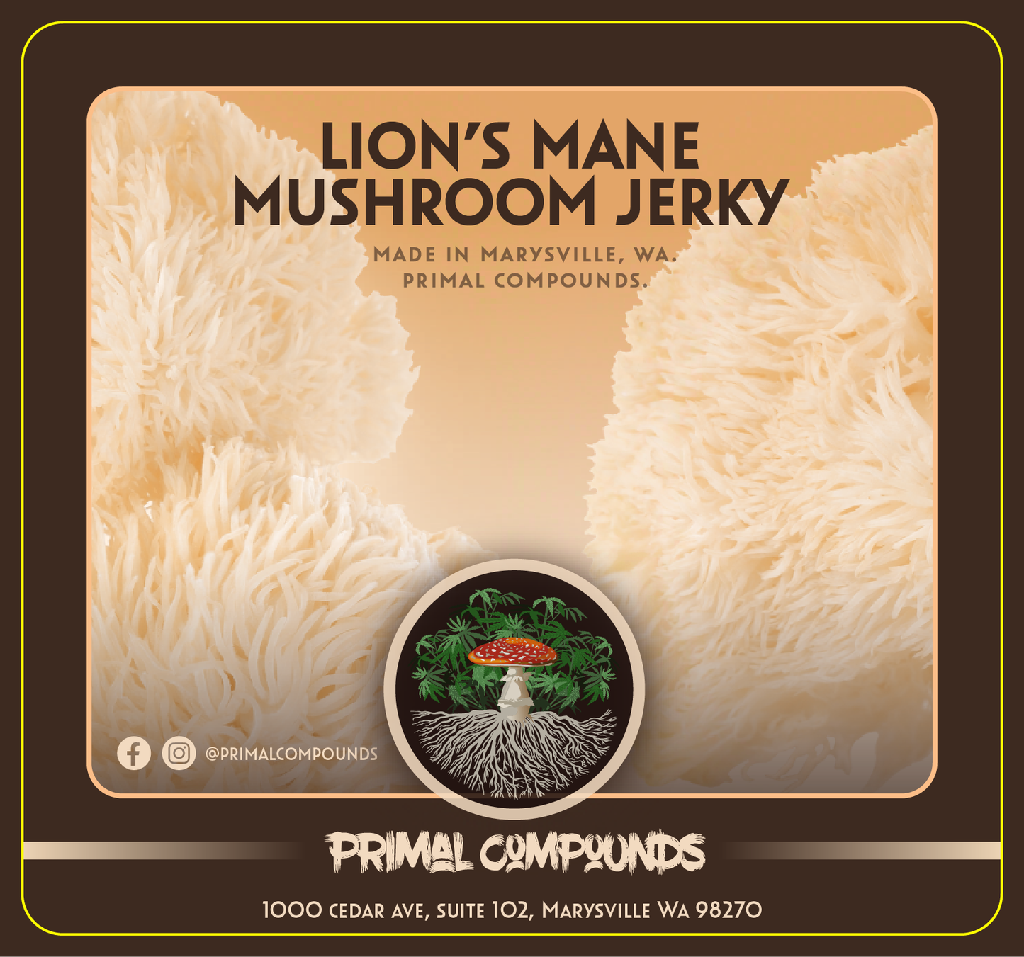 Primal Compounds Mushroom Jerky