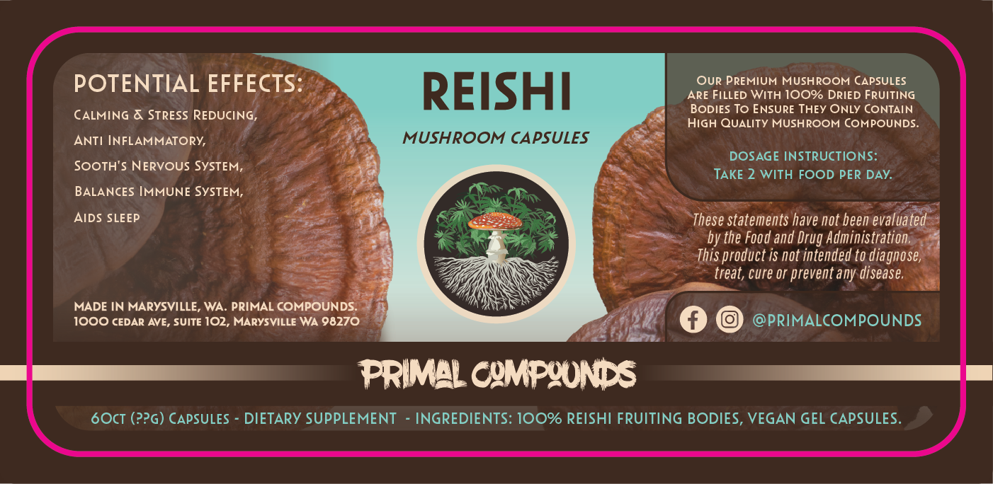 Primal Compounds 60ct Capsules