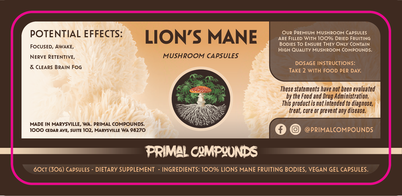 Primal Compounds 60ct Capsules