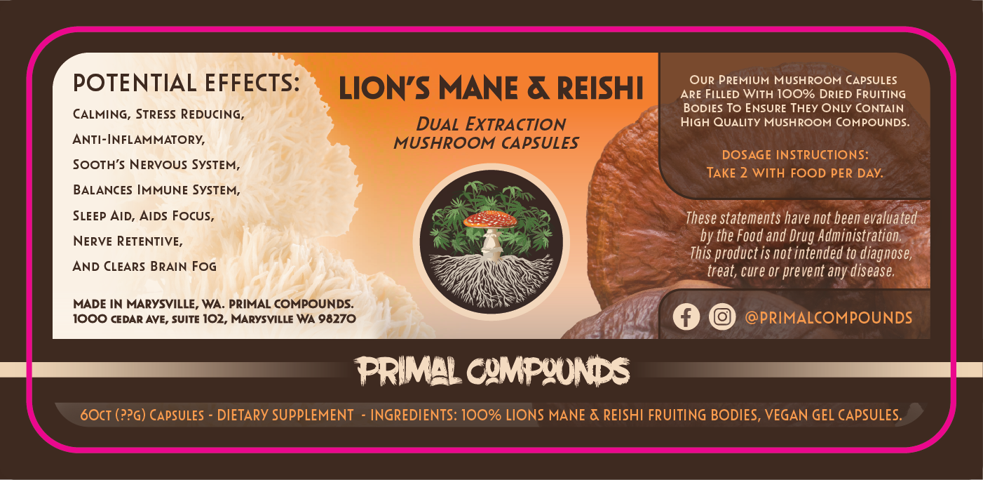 Primal Compounds 60ct Capsules