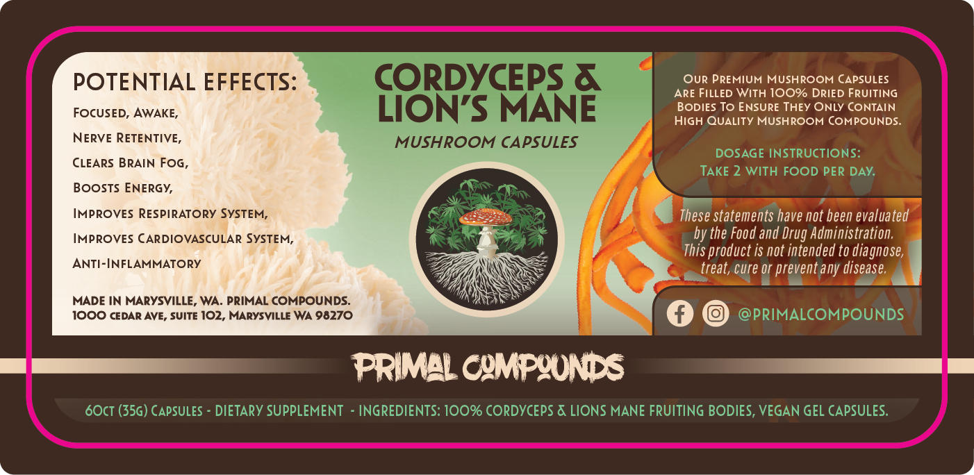 Primal Compounds 60ct Capsules