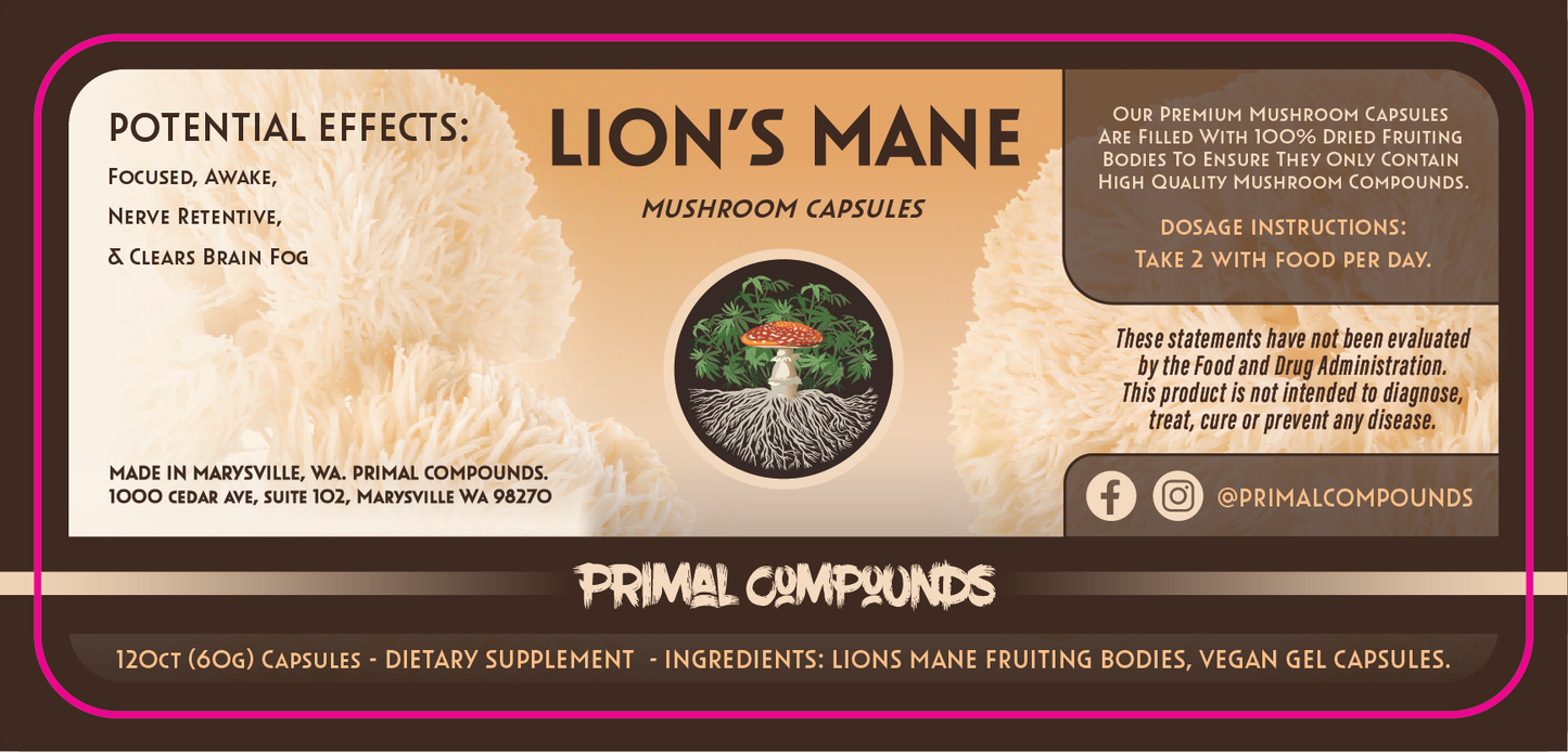 Primal Compounds 120ct Capsules