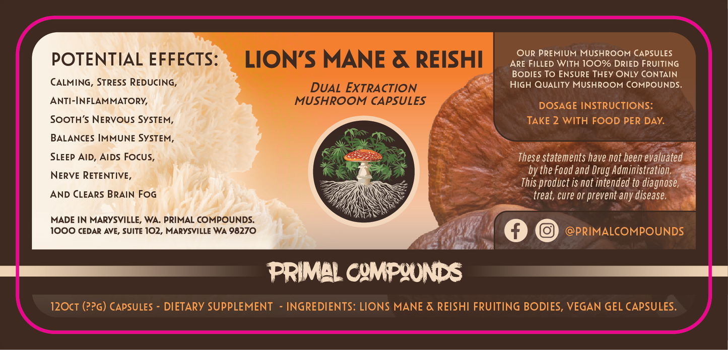 Primal Compounds 120ct Capsules