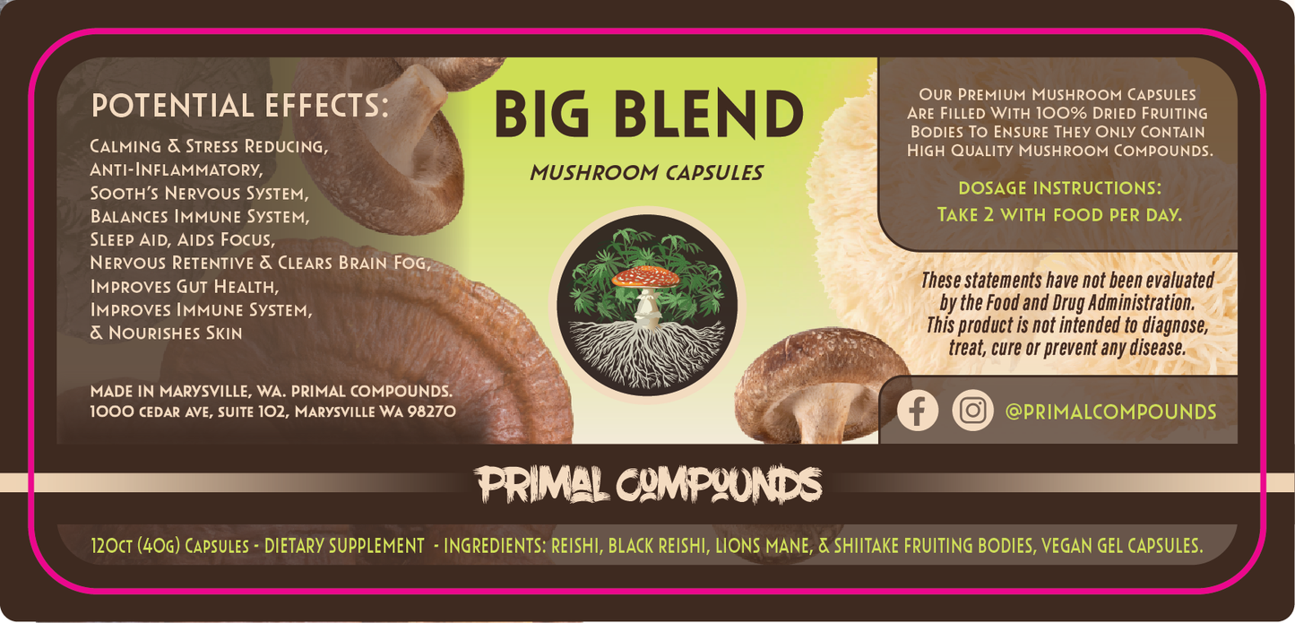 Primal Compounds 120ct Capsules