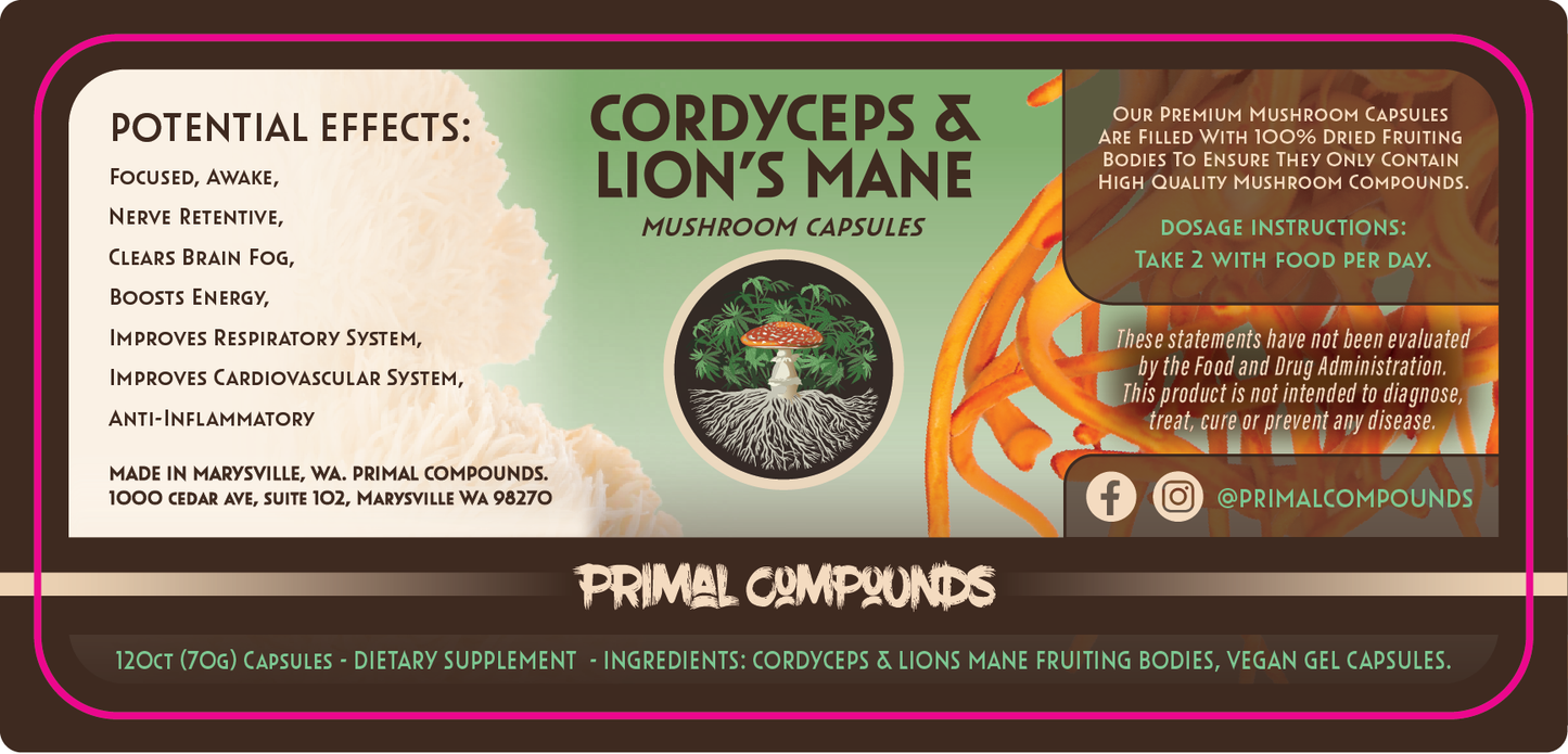 Primal Compounds 120ct Capsules
