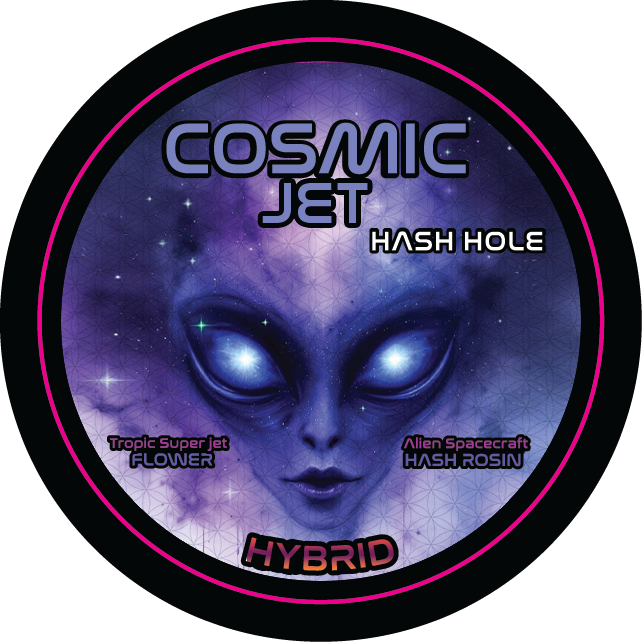 Top Shelf Hash Hole 1.875" Round Stickers